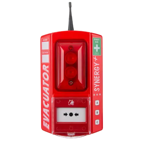 Evacuator Synergy+ Wireless Call Point Site Alarm with First Aid - Defibspace