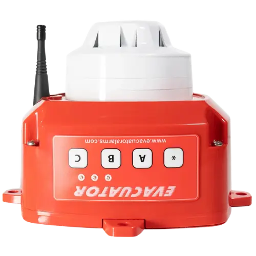 Evacuator Synergy+ Wireless Site Alarm Automatic Smoke & Heat Detectors - Defibspace