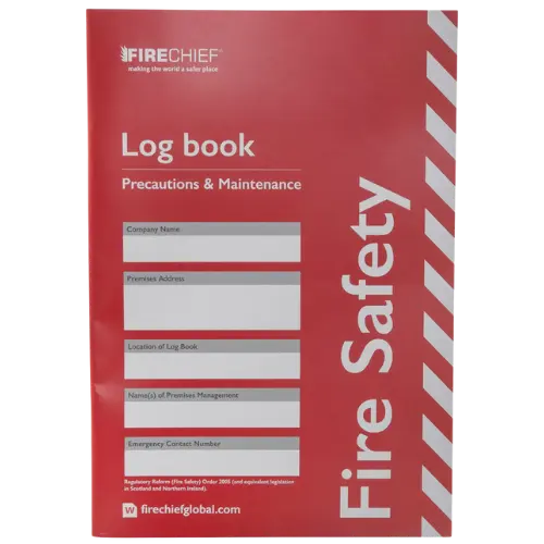 Fire Safety Log Book - FireChief - Defibspace