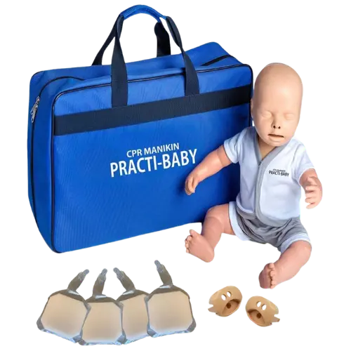 Practi-Man - Practi-Baby Infant Manikin with Bag - Defibspace