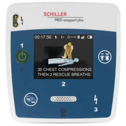 Schiller FRED Easyport Plus Fully Automatic Defibrillator - Defibspace