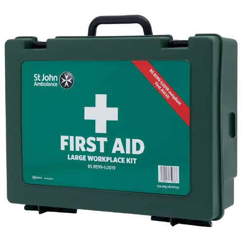 St John Ambulance Large Workplace First Aid Kit BS-8599-1:2019 - Defibspace