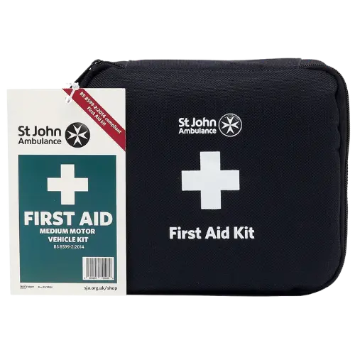 St John Ambulance Medium Motor Vehicle First Aid Kit BS 8599-2:2014 - Defibspace