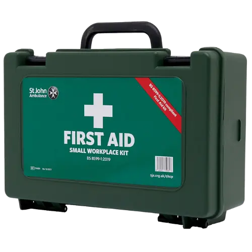 St John Ambulance Small Workplace First Aid Kit BS-8599-1:2019 - Defibspace