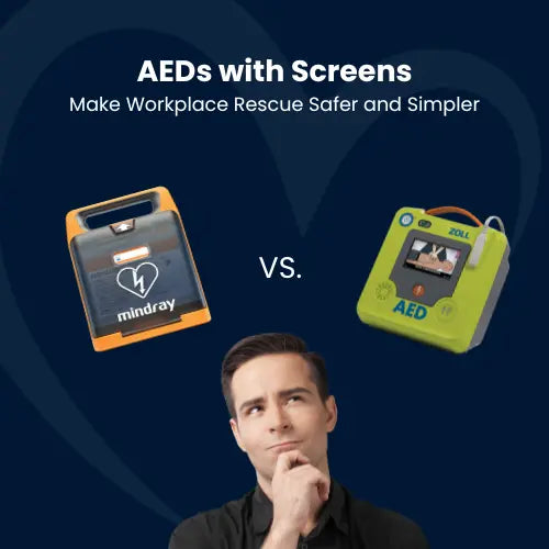 How Visual Screens on AEDs Make Workplace Rescue Safer and Simpler Defibspace