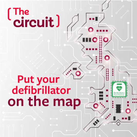Register Your Defibrillator Today on The Circuit Defibspace