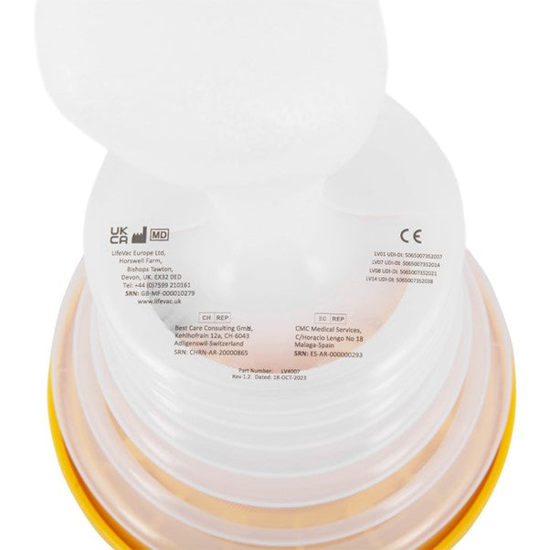 breathing apparatus top view