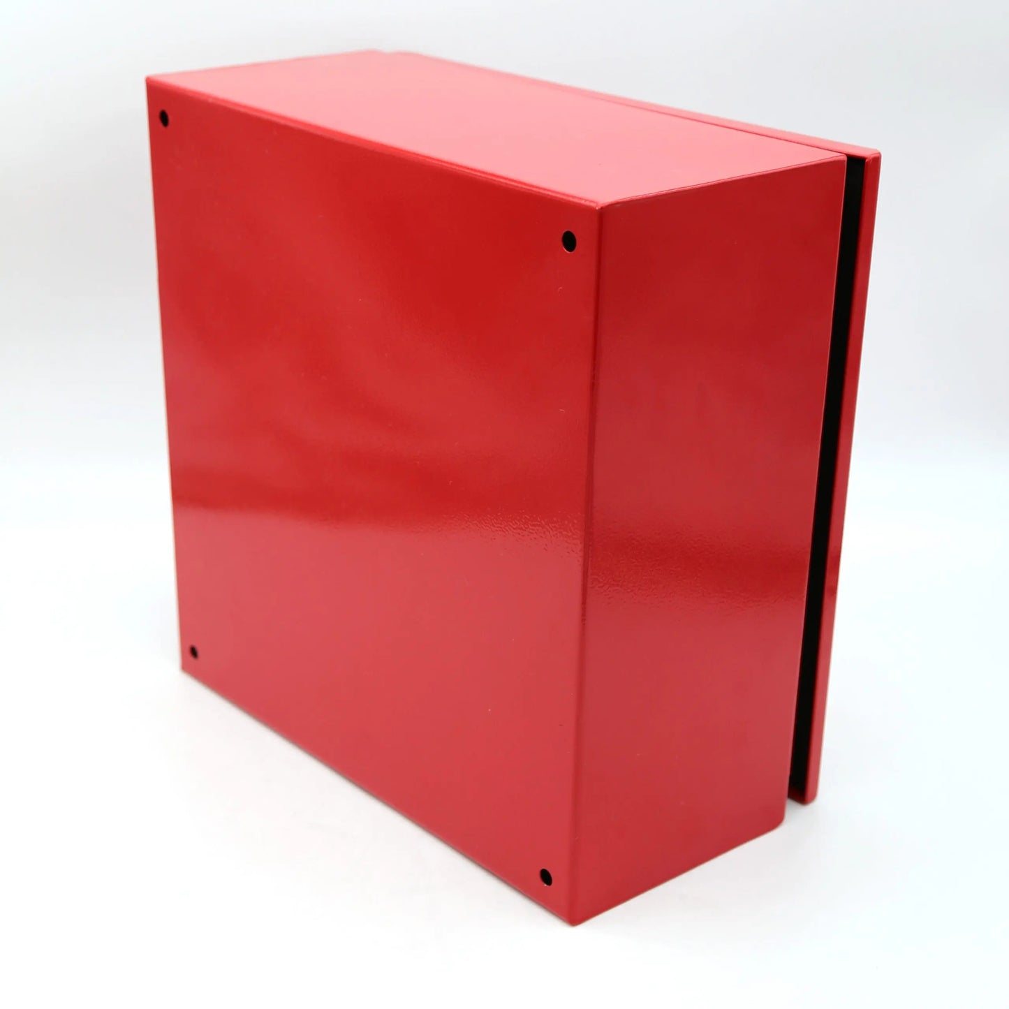 Red rectangular box on a white background