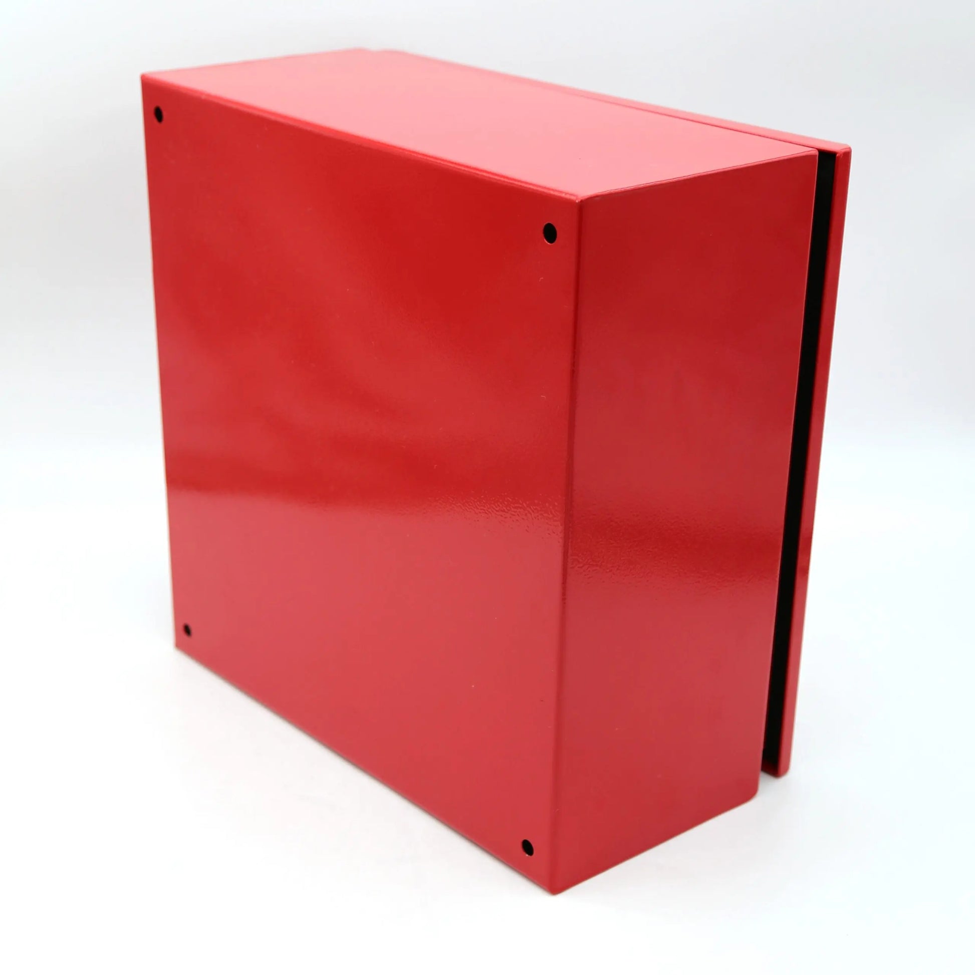 Red rectangular box on a white background