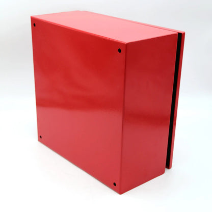Red rectangular box on a white background