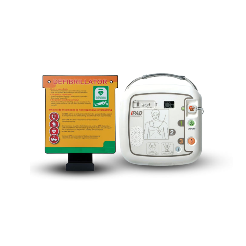 iPAD SP1 Semi Automatic Defibrillator & Wall Hanger Package Deal