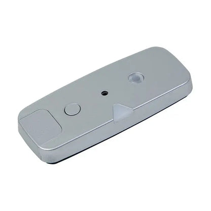 White electronic Stove guard device with buttons on a white background