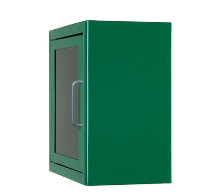 ARKY Green Indoor Defibrillator Cabinet with Alarm