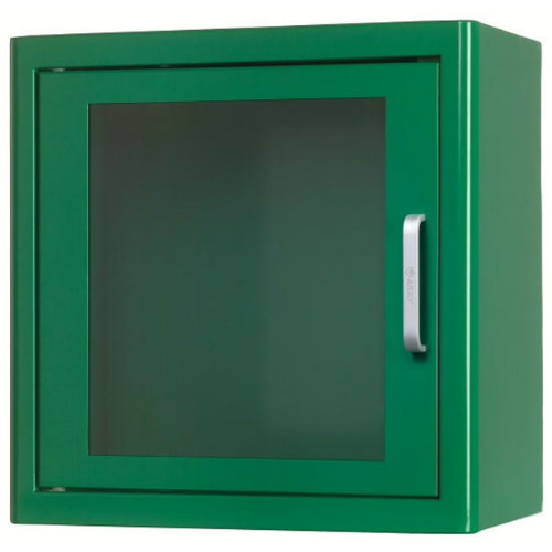 green indoor cabinet, with aluminium handle