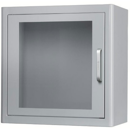 white indoor cabinet with grey handle