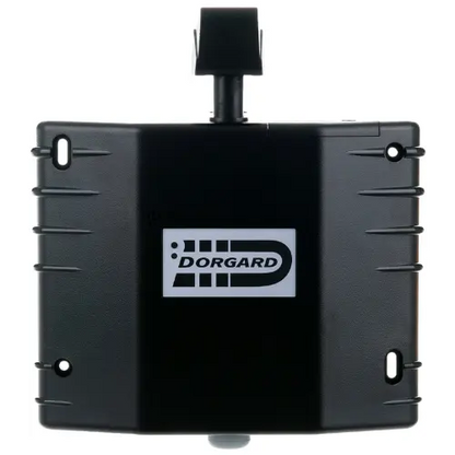 Black security device with Dorgard logo on a white background