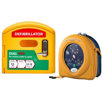 HeartSine Samaritan PAD 360P Fully-Auto AED & DefibCaddy Outdoor Locked Package