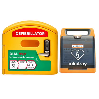 C2 Mindray Fully Auto and DefibCaddy Outdoor Locked Package