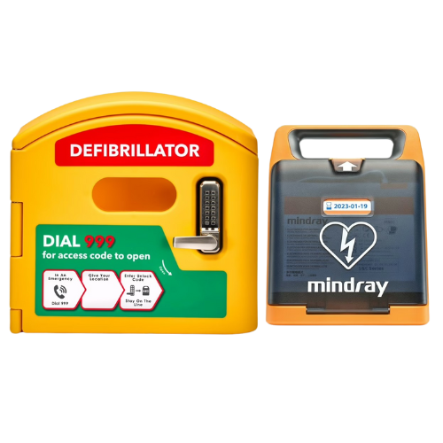 C2 Mindray Fully Auto and DefibCaddy Outdoor Locked Package