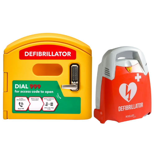 Schiller FRED PA-1 Fully Auto and DefibCaddy Outdoor Package Deal