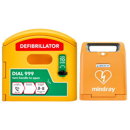 Mindray C1A Fully Auto AED and DefibCaddy Outdoor Unlocked Package