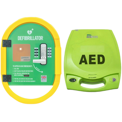 ZOLL AED Plus Fully Auto and DefibSafe2 Outdoor Locked Package