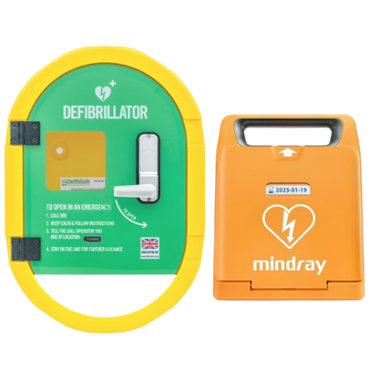 C1A Mindray Semi Auto Defibrillator & DefibSafe2 Unlocked Outdoor Package