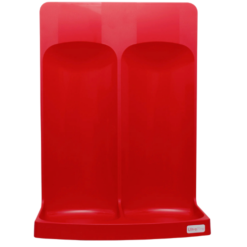 Double Two Part Fire Extinguisher Stand - Red