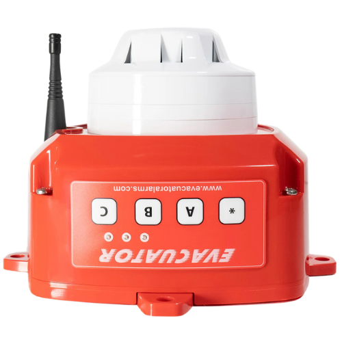 Evacuator Synergy+ Wireless Site Alarm Automatic Smoke & Heat Detectors