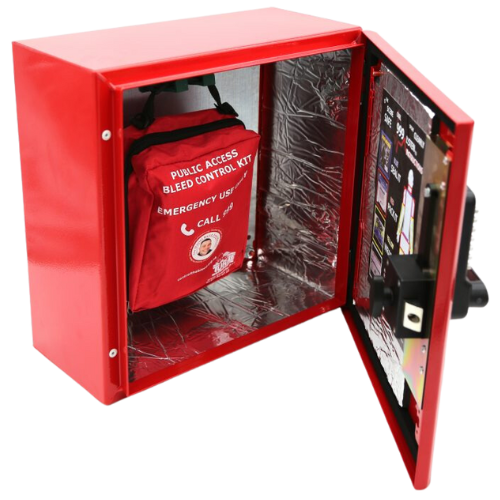 Locked Emergency Bleed Control Cabinet – With Daniel Baird Kit