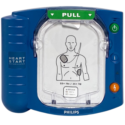 Philips HeartStart HS1 Defibrillator & DefibCaddy Outdoor Locked Package