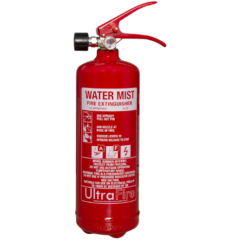 1ltr+ Water Mist Fire Extinguisher - UltraFire