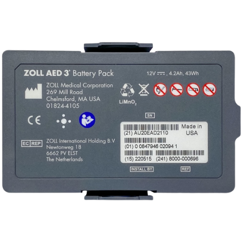 ZOLL AED 3 Battery Pack on a white background