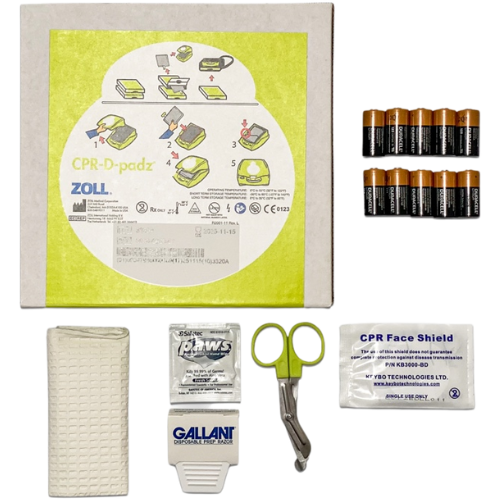 cpr d padz and 10 zoll lithium batteries